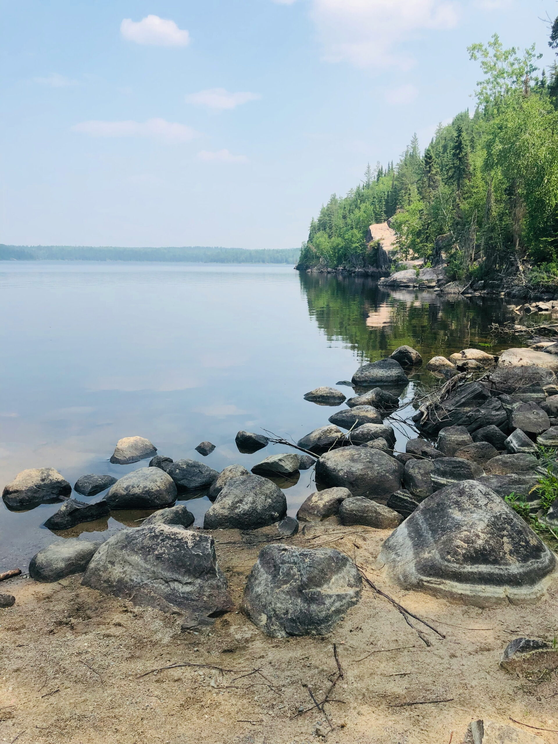 Tulabi Falls Campground, Nopiming Provincial Park, MB